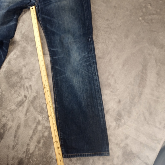7 For All Mankind Mens Dark Wash Denim Jeans Size 34X30 - Picture 15 of 15